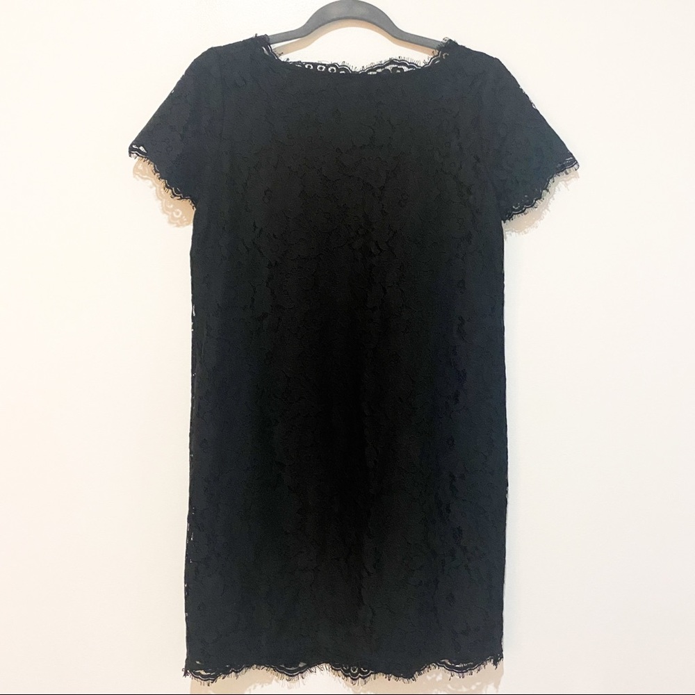 JOIE Susina Black Lace Shift Dress Size Small - Picture 8 of 11